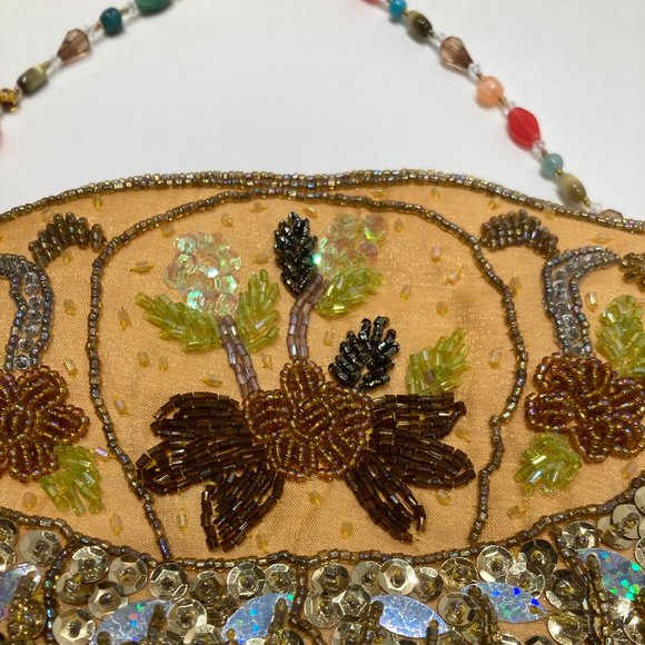 GOLDEN BEADED EVENING BAG - Picture 11 of 15